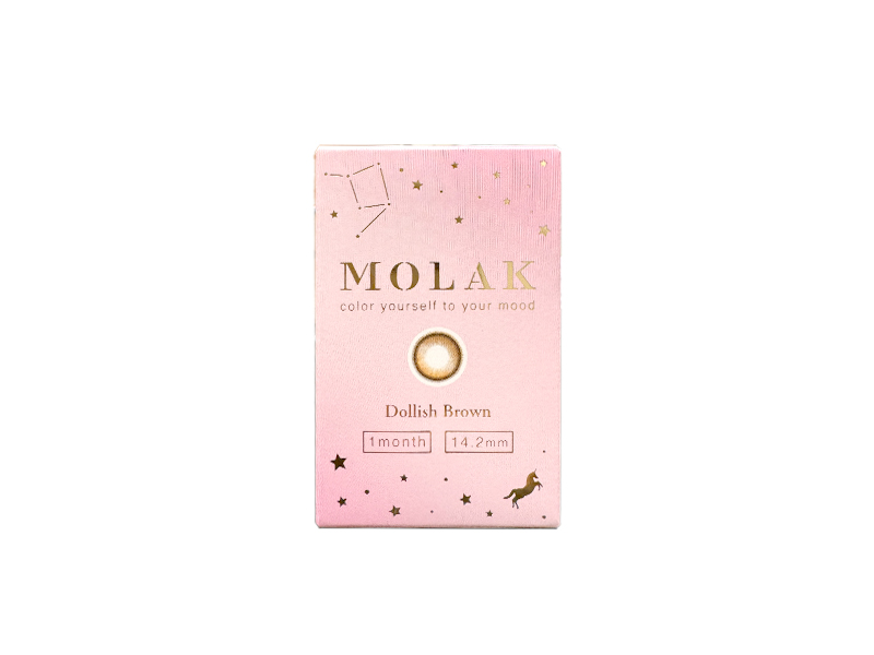 MOLAK 1 Month Dollish Brown (2 lenses per box)